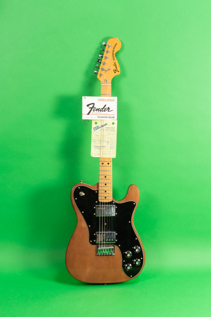 1974 Fender Telecaster Deluxe Mocha Finish.