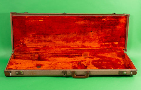 1962 Fender Stratocaster or Telecaster Case, Brown.
