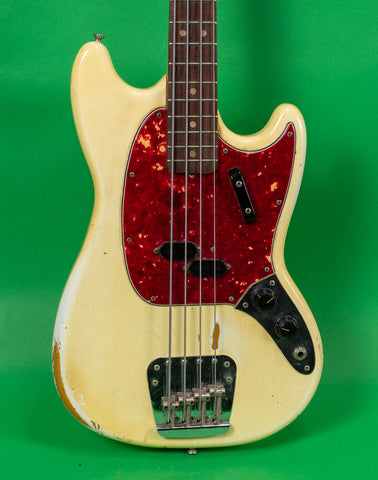 1966 Fender Mustang Bass Olympic White