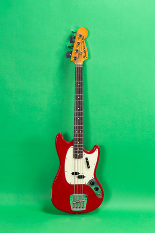 1966 Fender Mustang Bass Red