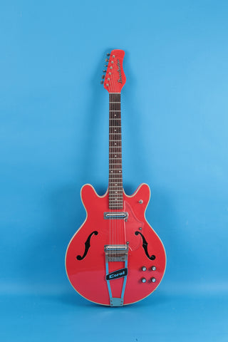 1968 Danelectro Coral Firefly Red